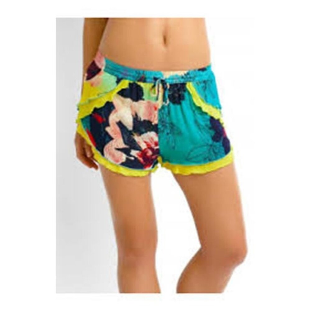 SEAFOLLY Australia Tropical Floral Beach Shorts, Size S Small
